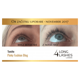 Long4Lashes testiranje z blogerkami