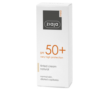 Ziaja MED Tinted SPF 50+ obarvana zaščitna krema