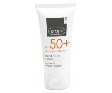 Ziaja MED Tinted SPF 50+ obarvana zaščitna krema