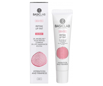 BasicLab Beauties Peptide Lip Tint obarvan balzam za ustnice