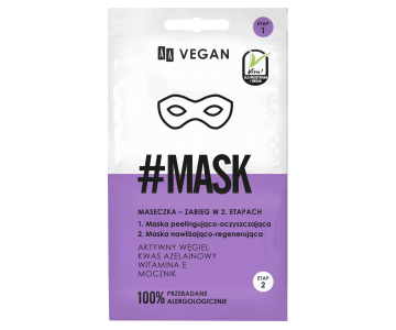 AA Vegan #MASK maska z aktivnim ogljem in azelaično kislino