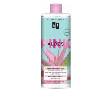 Aloes Pink micelarna tekočina za odstranjevanje ličil