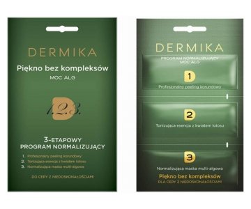 Dermika Rituals trostopenjska maska za obraz (Moč alg proti nečistočam)