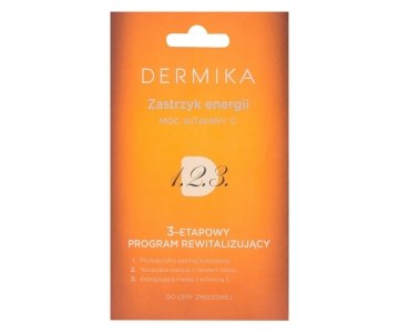 Dermika Rituals trostopenjska maska za obraz (Moč vitamina C za sijočo kožo)