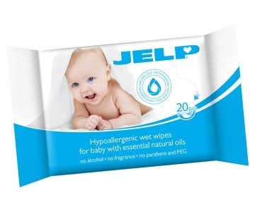 Jelp Baby Wipes vlažilni robčki za izredno občutljivo kožo