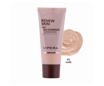 Vipera Renew Skin Full Coverage puder za mešano in mastno kožo