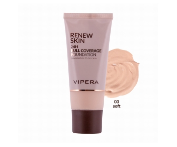 Vipera Renew Skin Full Coverage puder za mešano in mastno kožo