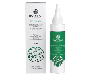 BasicLab Trichologis Seboregulating piling za mastno lasišče