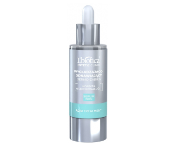 L'Biotica Acid Treatment Smoothing nočni serum z AHA, salicilno in mandelično kislino