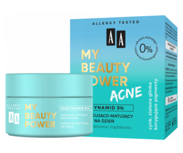 My Beauty Power ACNE dnevna krema z niacinamidom in cinkom