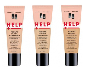 Help Antibacterial No Transfer Moisture & Calm puder
