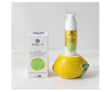 BasicLab Cosmetology Revitalization Antioxidant Serum emulzija z 10% vitamina C in koencimom Q10