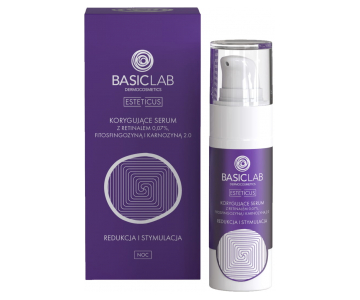 BasicLab Esteticus Corrective serum z 0,07 % retinala, fitosfingozinom in karnozinom