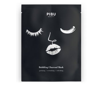 Pibu Bubbling Charcoal osvežilna čistilna sheet maska