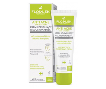 Anti Acne 24H Correcting krema z niacinamidom, azelaično in traneksaminsko kilsino