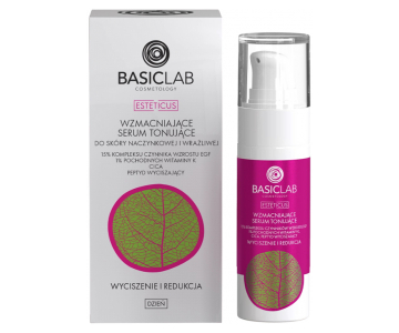BasicLab Cosmetology Couperose Strengthening serum s 15% EGF, cica in 1% vitaminom K