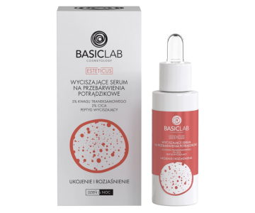 BasicLab Cosmetology Discolouration PIH osvetljevalni serum s 5% traneksaminske kisline in peptidi