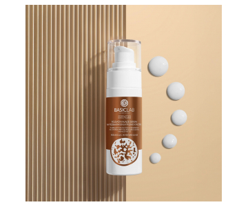 BasicLab Cosmetology Brightening Discolouration serum s 5 % dikojnim palmitatom in peptidi