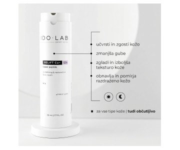 IDO LAB Relift Cu+ Revitalising Restorative krema z 0,3 % bakrovih peptidov