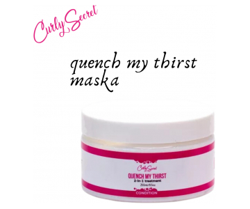 Curly Secret Quench My Thirst 2in1 Treatment maska in krema za oblikovanje kodrov