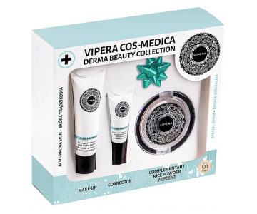 Cos Medica Derma Beauty darilni paket s korektorjem, tekočim in suhim pudrom