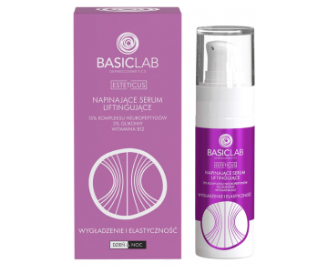 BasicLab Dermocosmetics Firming Lifting serum z nevropeptidi, glikoinom in B12