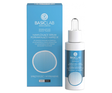 BasicLab Dermocosmetics Hydrating serum s hialuronsko kislino, aminokislinami in peptidi