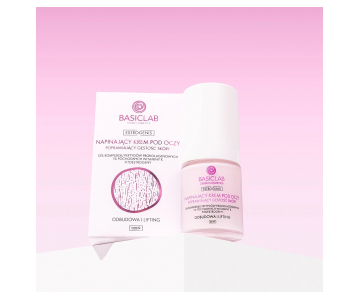 BasicLab Estrogenis Firming dnevna krema za okoli oči s peptidi in fitoestrogenom