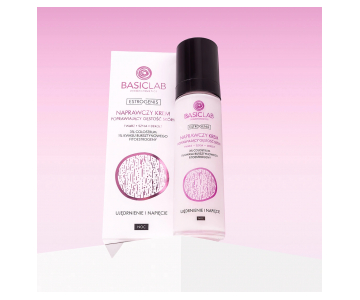 BasicLab Estrogenis Restoring nočna krema s kolostrumom in fitoestrogenom