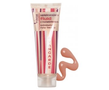 Vipera Avangarde Fluid Face Highlighter tekoči osvetljevalec za čudovito polt (Avangarde tekoči puder Face Highlighter - temen)