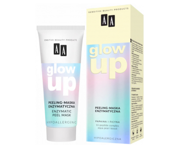 Glow Up Illuminating Tri-Peptide encimska-piling maska