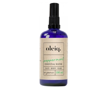 Oleiq. Peppermint Essential Water hidrolat poprove mete