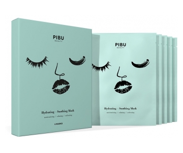 Pibu Hydrating-Soothing vlažilna sheet maska (Set 5 mask)