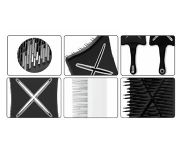 Ikoo Paddle X black or white krtača za oblikovanje las