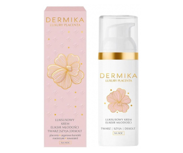 Dermika Luxury Placenta Anti-Aging kremni nočni eliksir