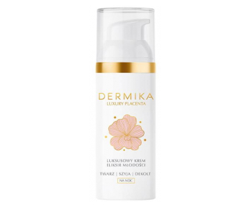 Dermika Luxury Placenta Anti-Aging kremni nočni eliksir