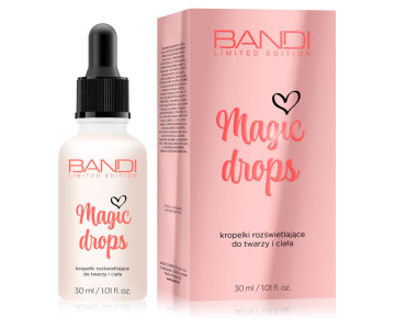 Bandi Magic Drops Glow tekoči osvetljevalec za obraz in telo