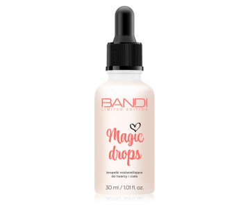 Bandi Magic Drops Glow tekoči osvetljevalec za obraz in telo