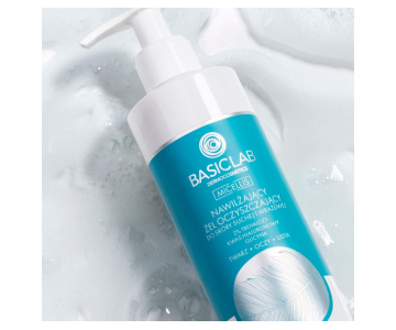 BasicLab Moisturizing Cleansing vlažilni gel za umivanje obraza