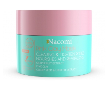 Nacomi PINK Clay Clearing glinena maska za globinsko čiščenje por