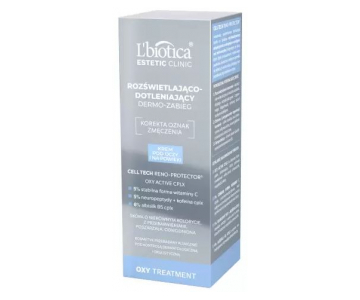 L'Biotica Oxy Treatment Brightening krema za okoli oči z vitaminom C in peptidi