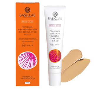 BasicLab Protecticus Mineral Tinted emulzija SPF 50