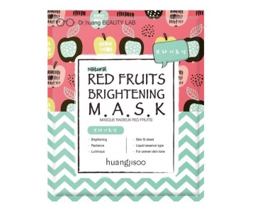 Huangjisoo Red Fruits Brightening sheet maska