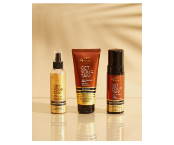 Lift4Skin Get Your Tan Gold Glowing Mist sprej z bleščicami