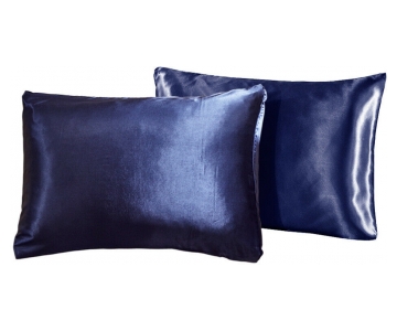 Satin PillowCase satenasta prevleka za blazino (temno modra)