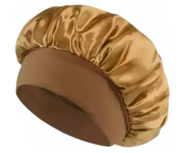 Satin Bonnet satenasta spalna kapica s široko elastiko (ZLATA)