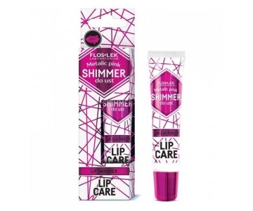 FlosLek Lip Shimmer - neverjeten sijaj za ustnice  (Shimmer - sijaj za ustnice Metallic Pink)