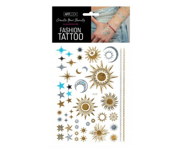 Art Look Metallic Tattoo nalepke za telo (zvezdice)