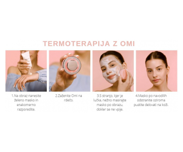 Nacomi OMI Facial Massager & Cleansing Brush 3v1 sonična krtačka za obraz
