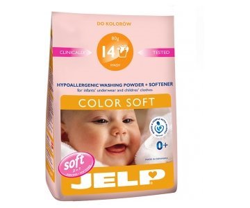 Jelp Color Soft 2v1 detergent z mehčalcem za pisano perilo